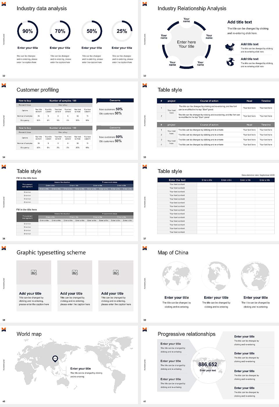 Midland University Competition/Entrepreneurship Contest PPT Template16:9 ratio PPT effect preview image5