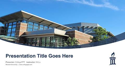 Messiah University Course/Courseware Creation PPT Template
