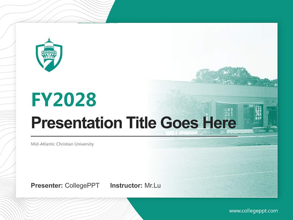 Mid-Atlantic Christian University Academic Presentation/Research Findings Report PPT Template4:3 ratio PPT effect preview image5