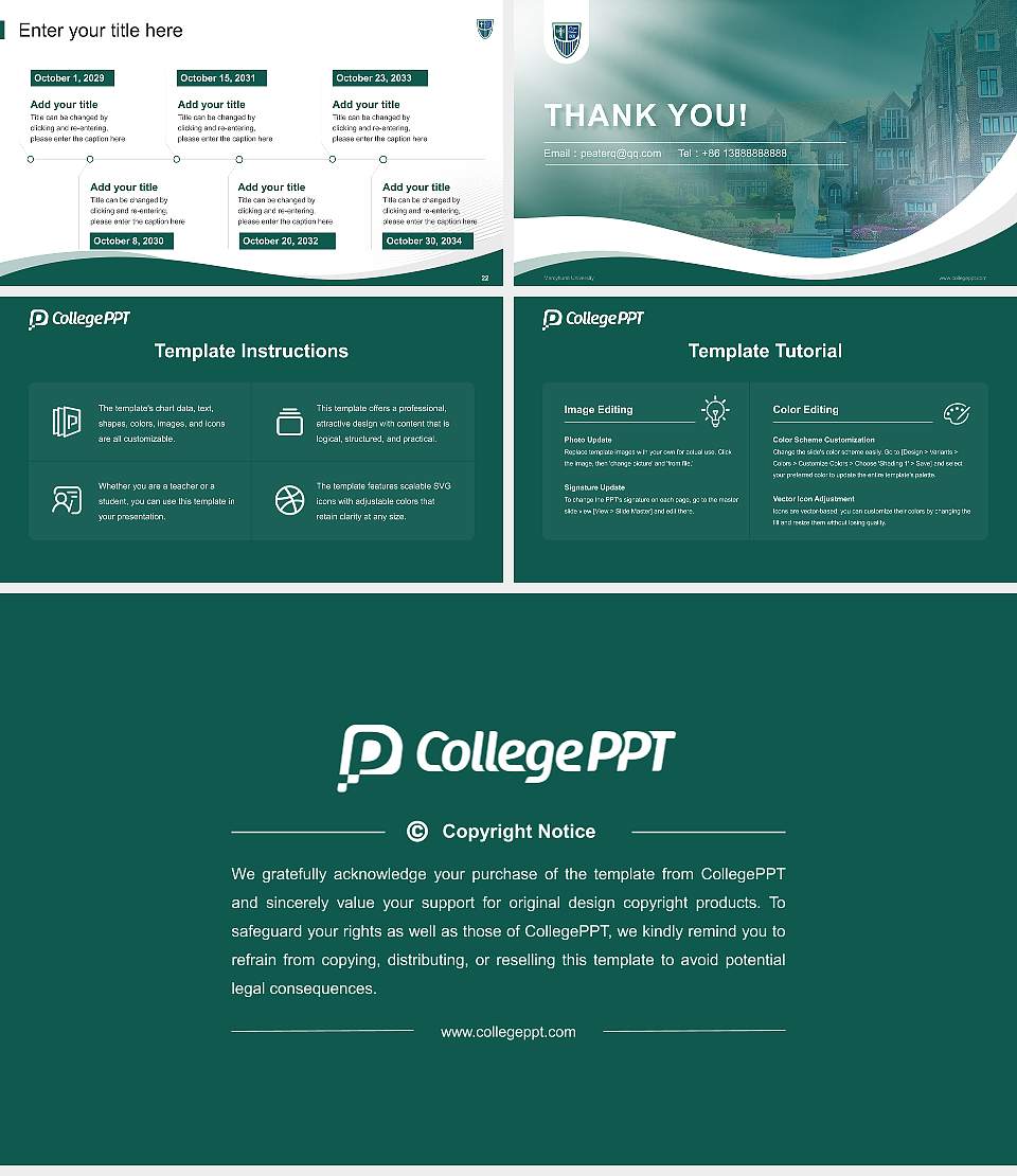 Mercyhurst University Lecture Sharing and Networking Event PPT Template16:9 ratio PPT effect preview image4