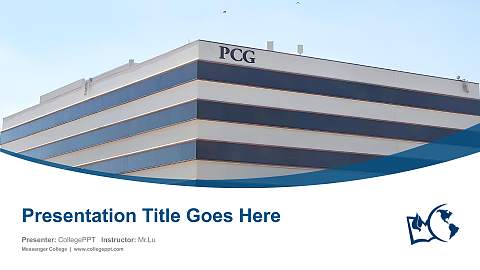 Messenger College Course/Courseware Creation PPT Template