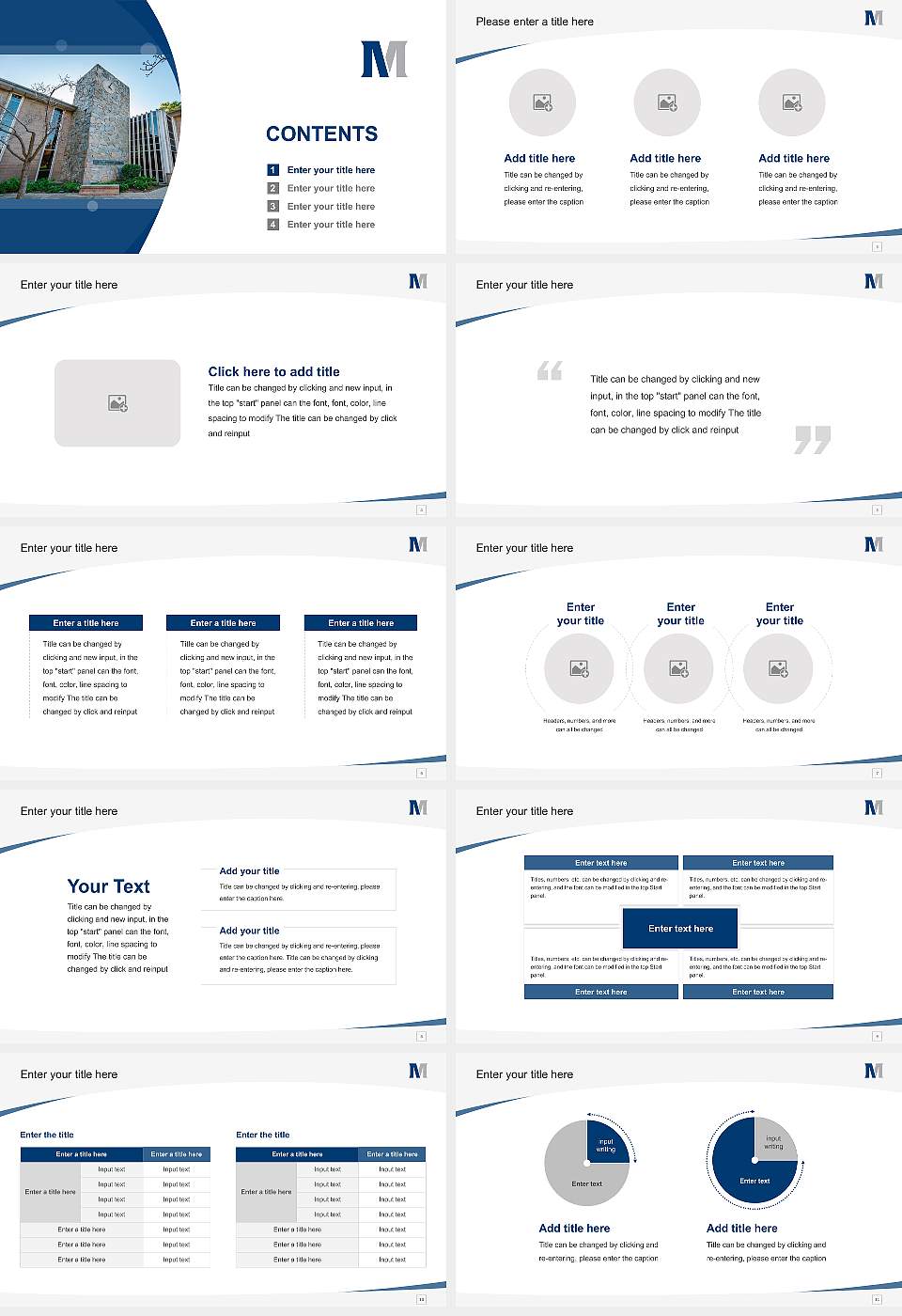 Menlo College Course/Courseware Creation PPT Template16:9 ratio PPT effect preview image2