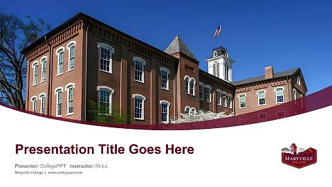 Maryville College Course/Courseware Creation PPT Template