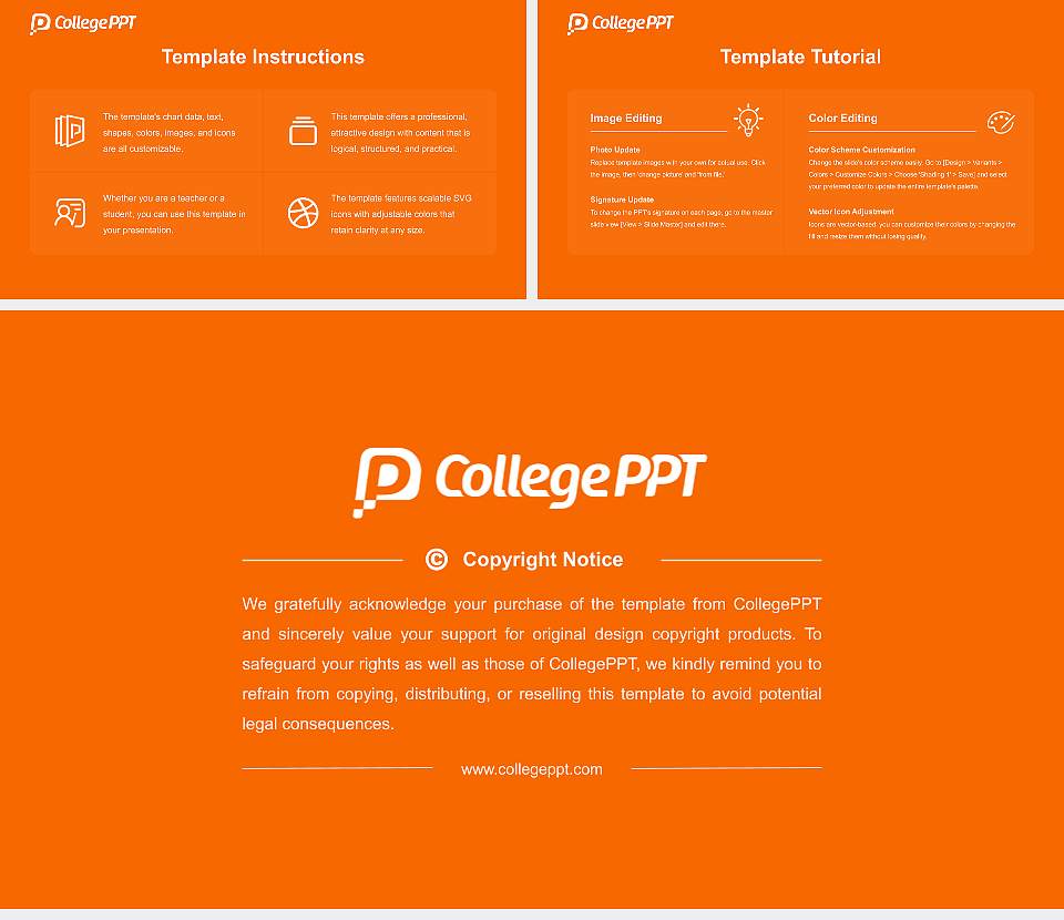 Mercer University Course/Courseware Creation PPT Template16:9 ratio PPT effect preview image5