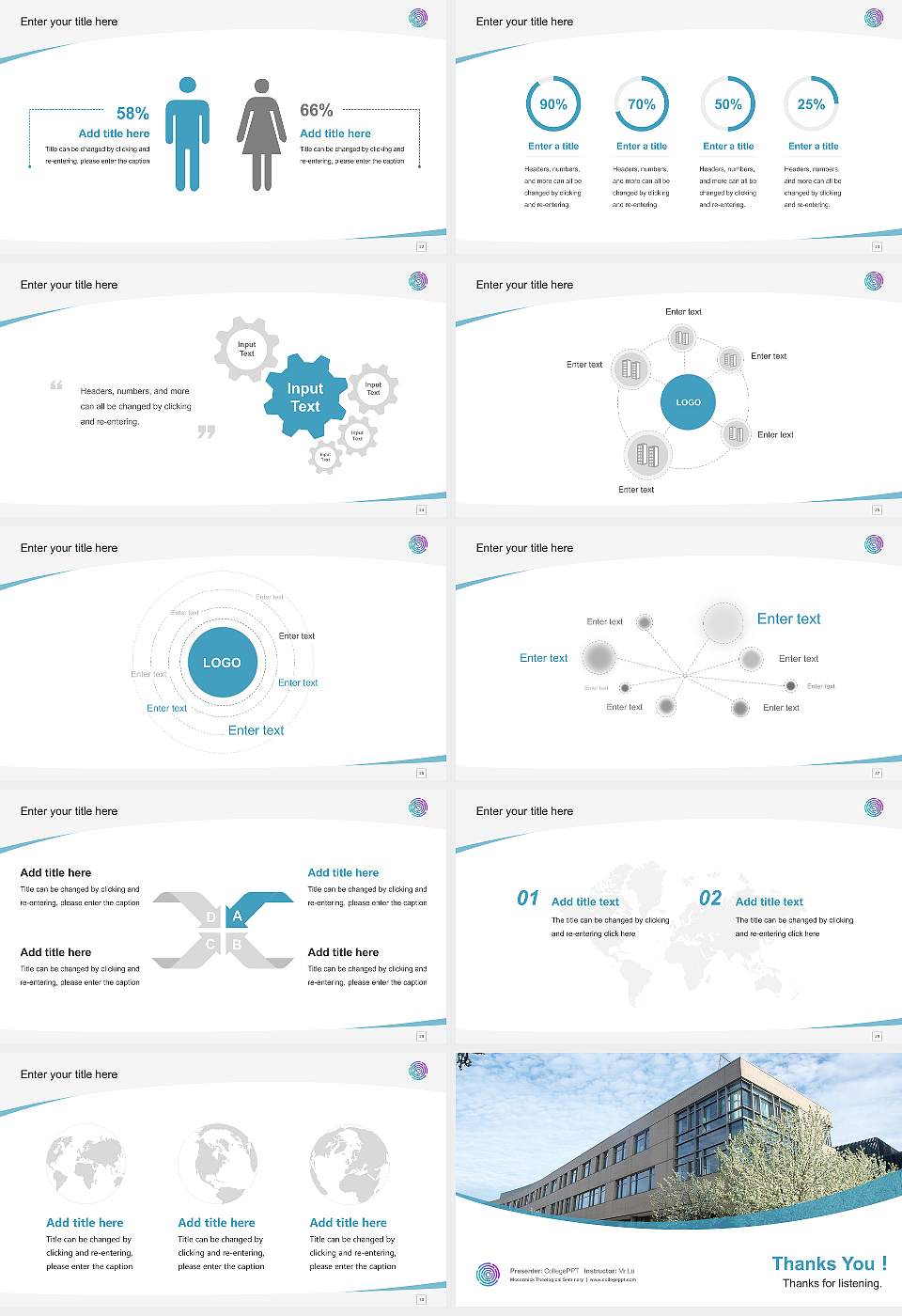 Mccormick Theological Seminary Course/Courseware Creation PPT Template16:9 ratio PPT effect preview image4