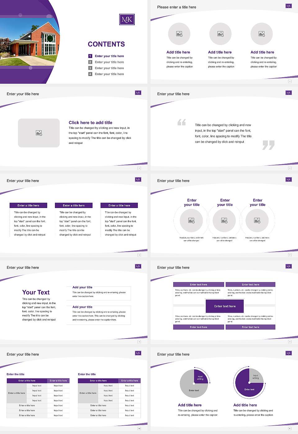 Mckendree University Course/Courseware Creation PPT Template16:9 ratio PPT effect preview image2