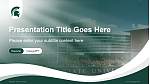 Michigan State University Lecture Sharing and Networking Event PPT Template