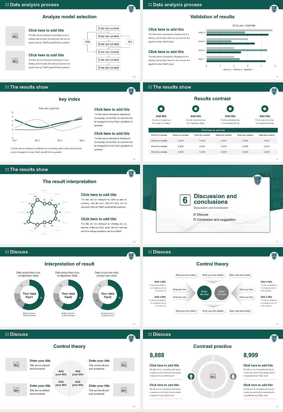 Mercyhurst University Graduation Thesis Defense PPT Template16:9 ratio PPT effect preview image5