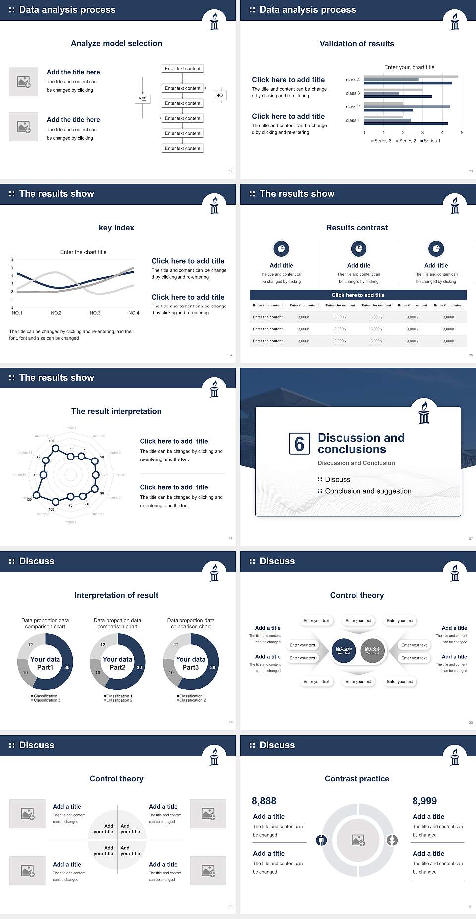 Messiah University Graduation Thesis Defense PPT Template4:3 ratio PPT effect preview image5