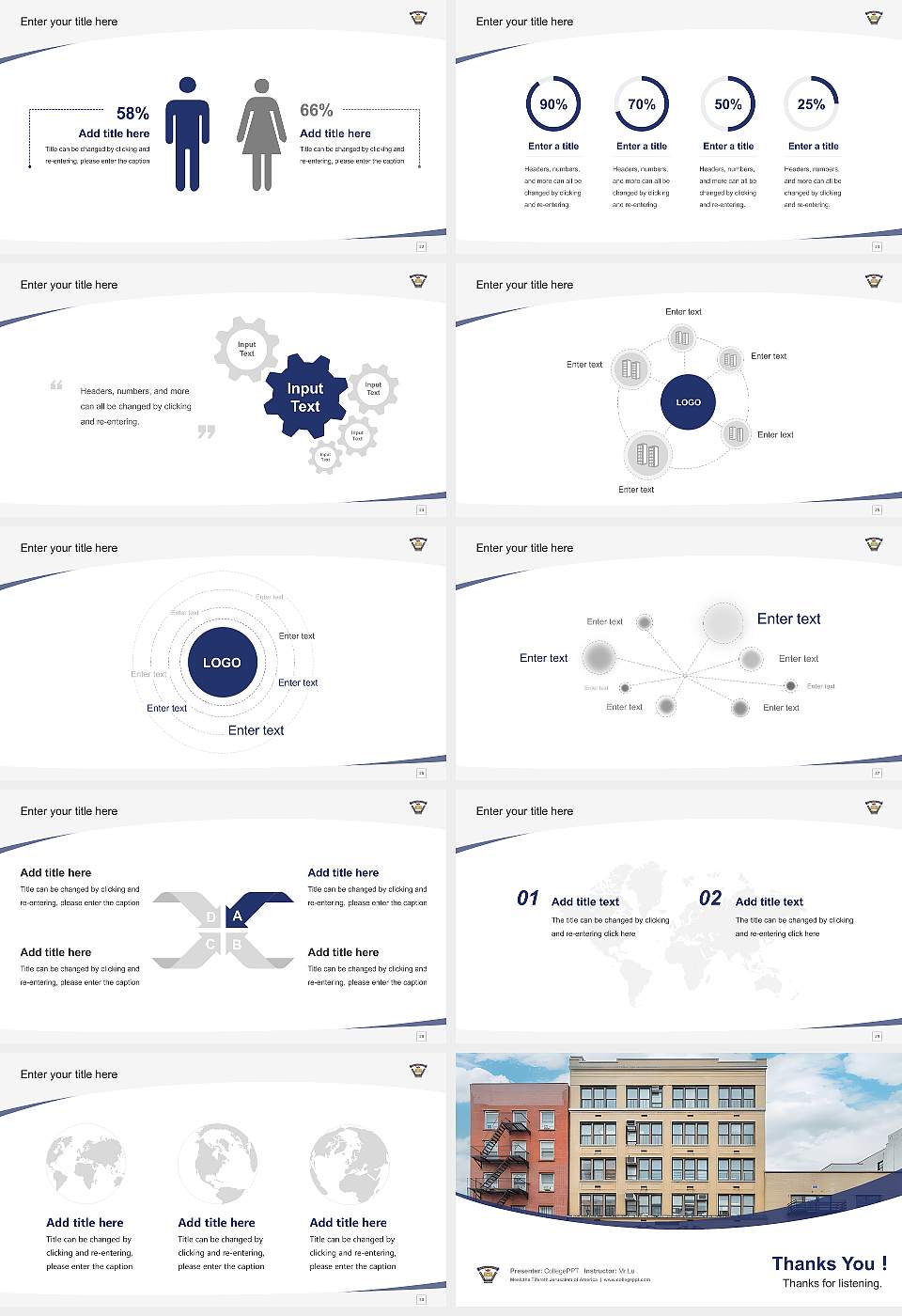 Mesivtha Tifereth Jerusalem of America Course/Courseware Creation PPT Template16:9 ratio PPT effect preview image4