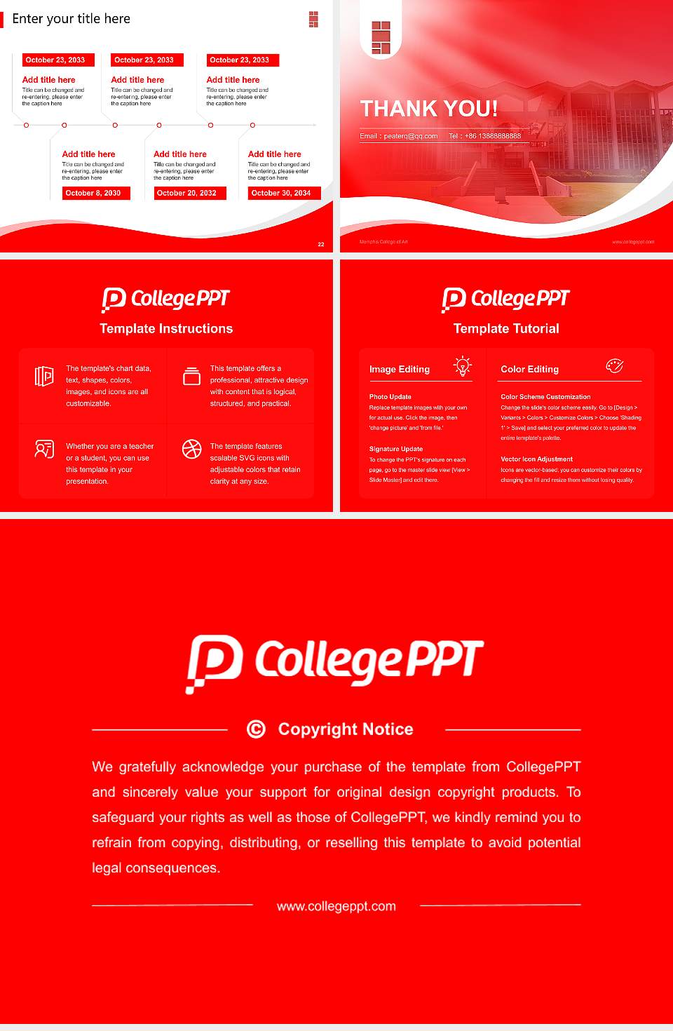 Memphis College of Art Lecture Sharing and Networking Event PPT Template4:3 ratio PPT effect preview image4