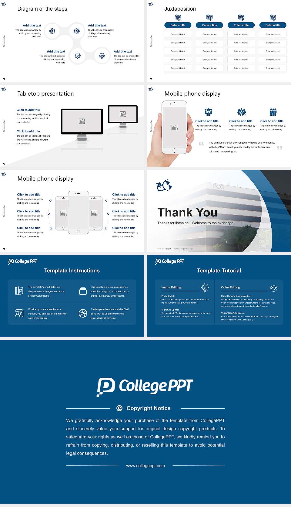 Messenger College Competition/Entrepreneurship Contest PPT Template16:9 ratio PPT effect preview image9