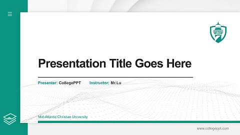Mid-Atlantic Christian University Thesis Proposal/Graduation Defense PPT Template