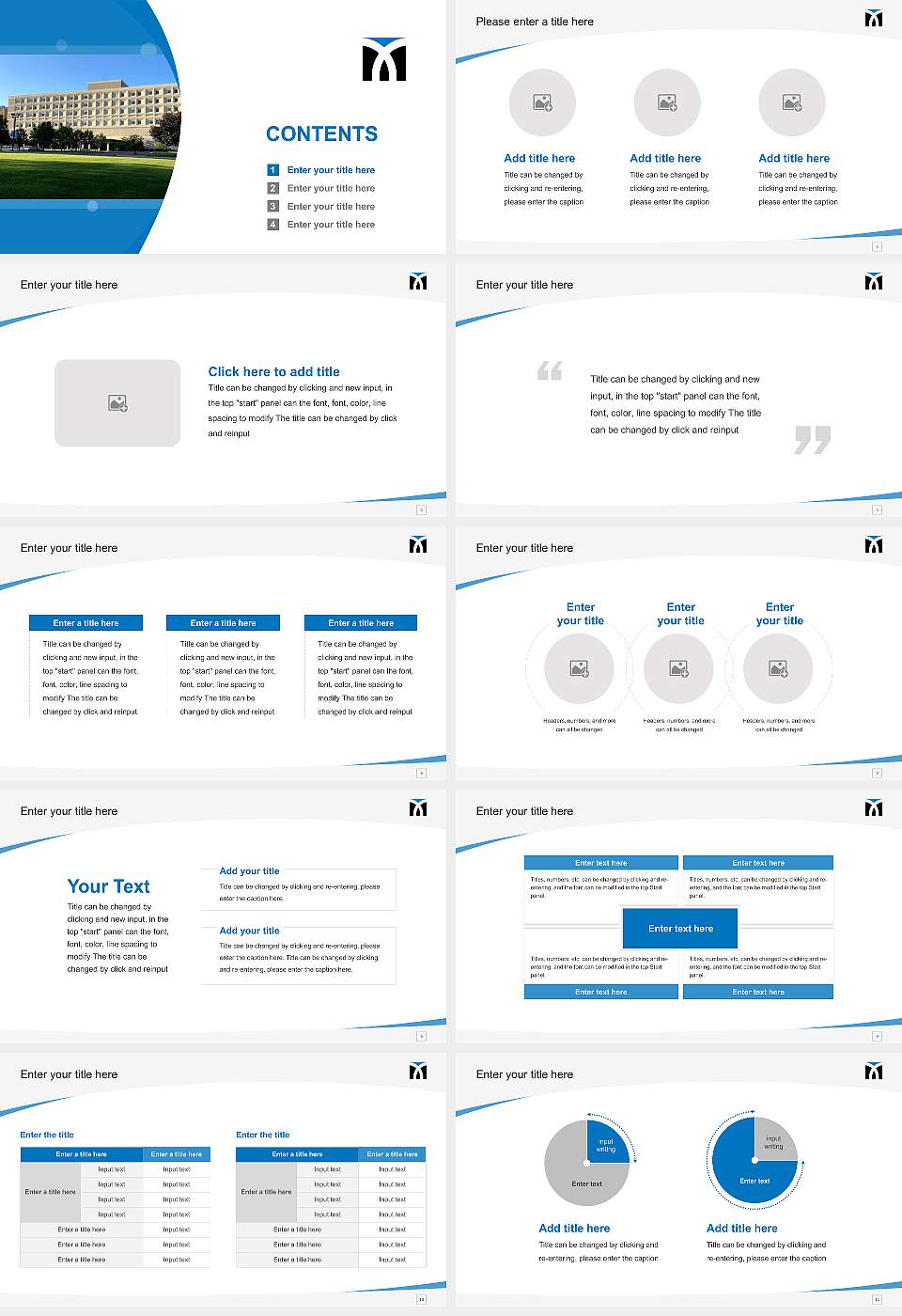 Mercy College of Ohio Course/Courseware Creation PPT Template16:9 ratio PPT effect preview image2