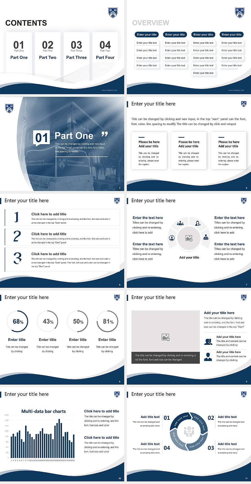 Middlebury Institute of International Studies at Monterey Lecture Sharing and Networking Event PPT Template4:3 ratio PPT effect preview image2