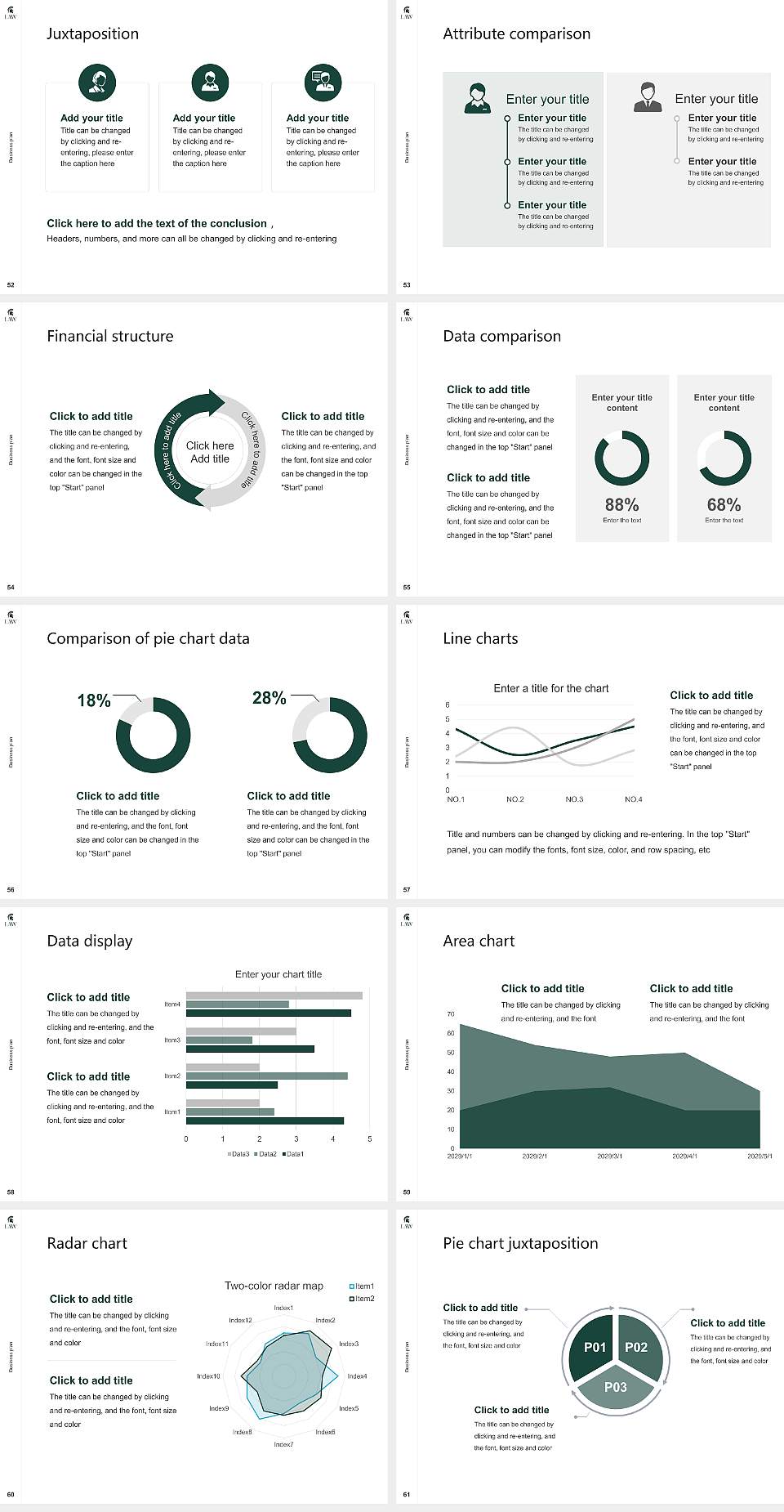 Michigan State University-College of Law Competition/Entrepreneurship Contest PPT Template4:3 ratio PPT effect preview image7