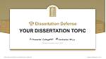 Methodist University Disputation Powerpoint Vorlage