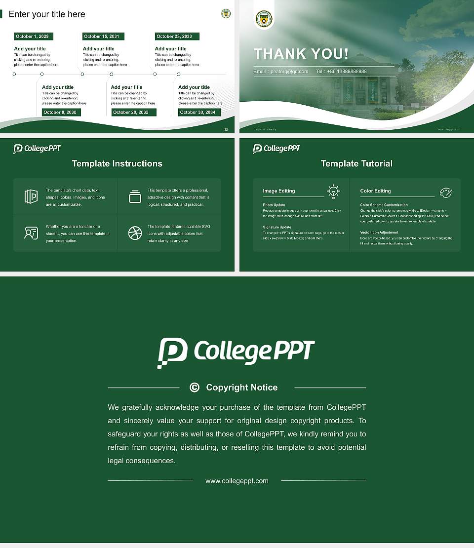 Marywood University Lecture Sharing and Networking Event PPT Template16:9 ratio PPT effect preview image4