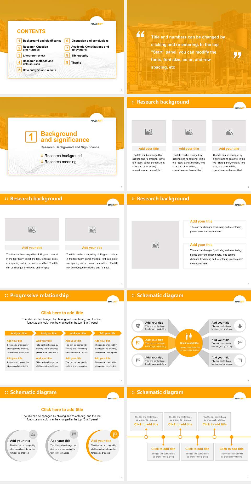 Massachusetts College of Art and Design Graduation Thesis Defense PPT Template4:3 ratio PPT effect preview image2