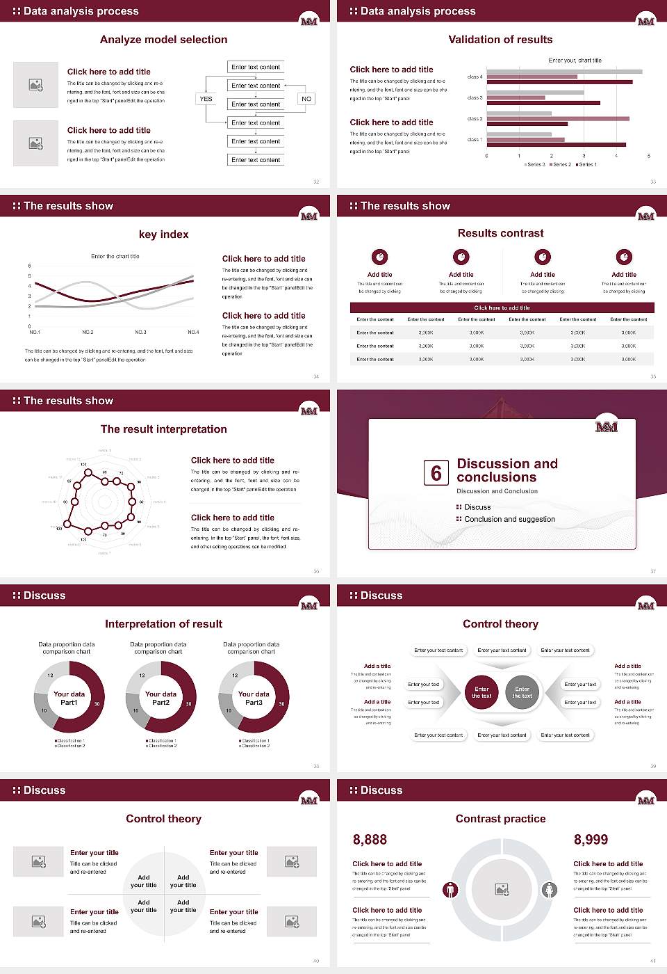 Mcmurry University Graduation Thesis Defense PPT Template16:9 ratio PPT effect preview image5