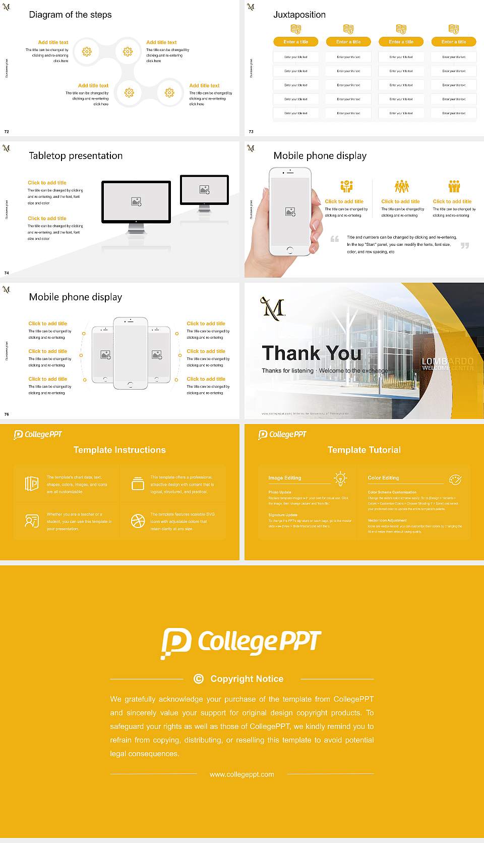 Millersville University of Pennsylvania Competition/Entrepreneurship Contest PPT Template16:9 ratio PPT effect preview image9