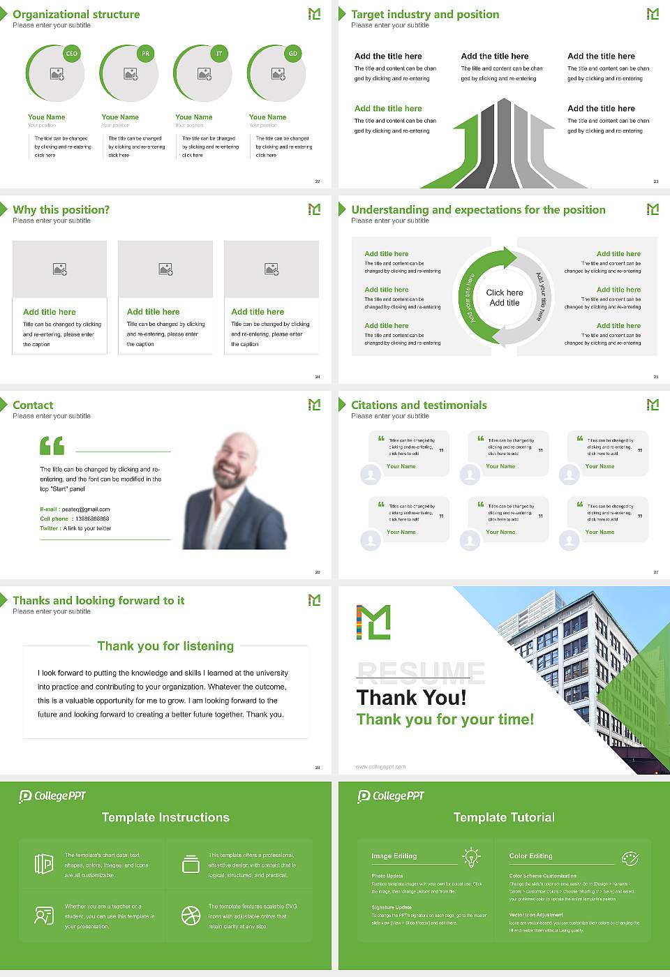 Meadville Lombard Theological School Resume PPT Template16:9 ratio PPT effect preview image4