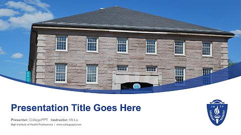 Mgh Institute of Health Professions Course/Courseware Creation PPT Template