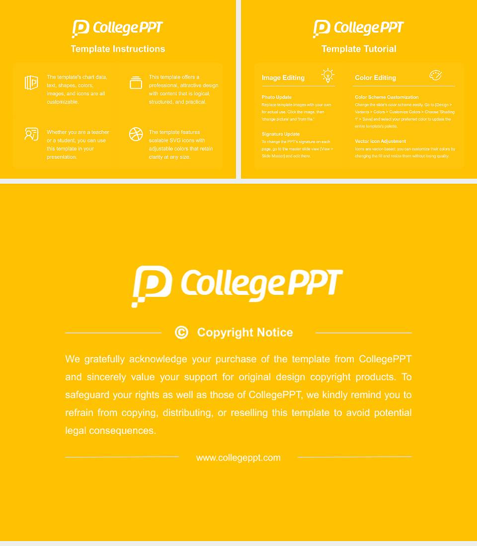 Mary Baldwin University Course/Courseware Creation PPT Template4:3 ratio PPT effect preview image5