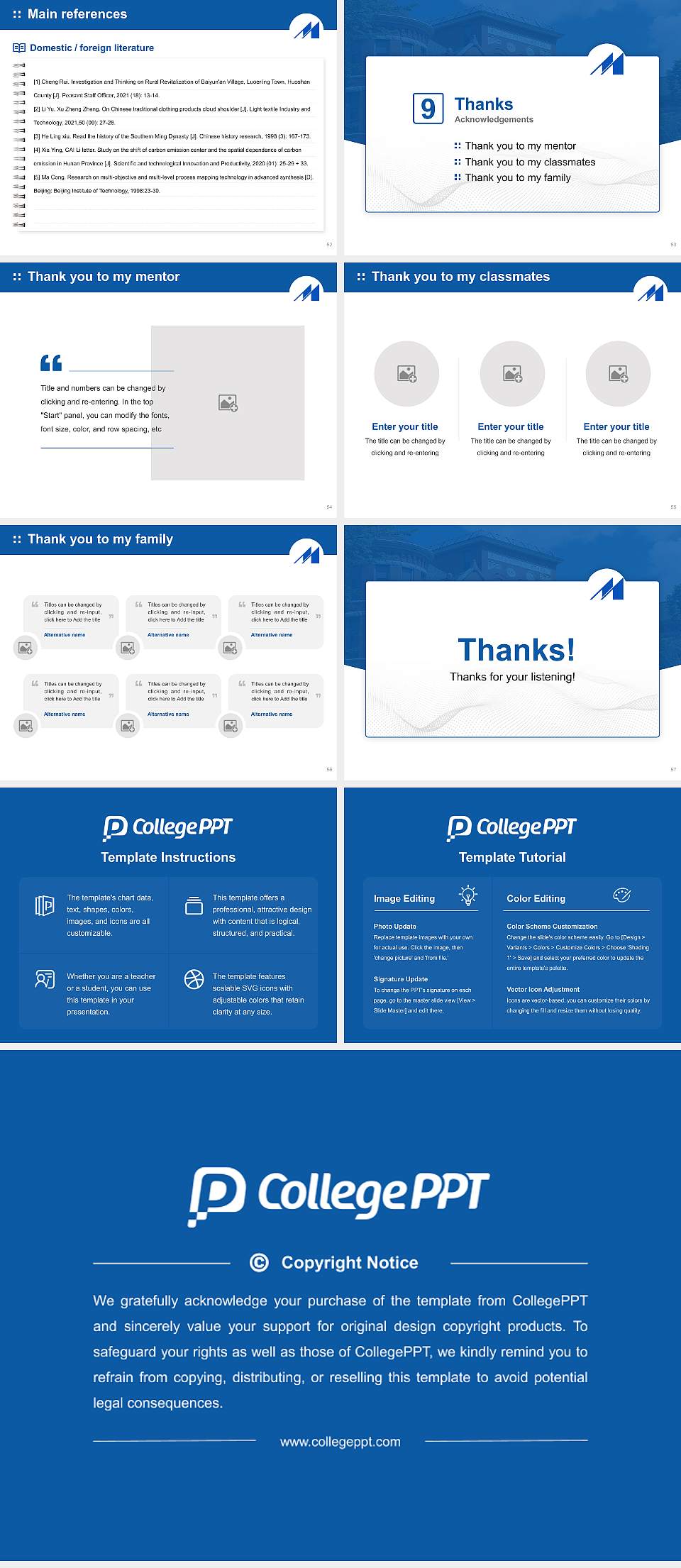 Mayville State University Graduation Thesis Defense PPT Template4:3 ratio PPT effect preview image7