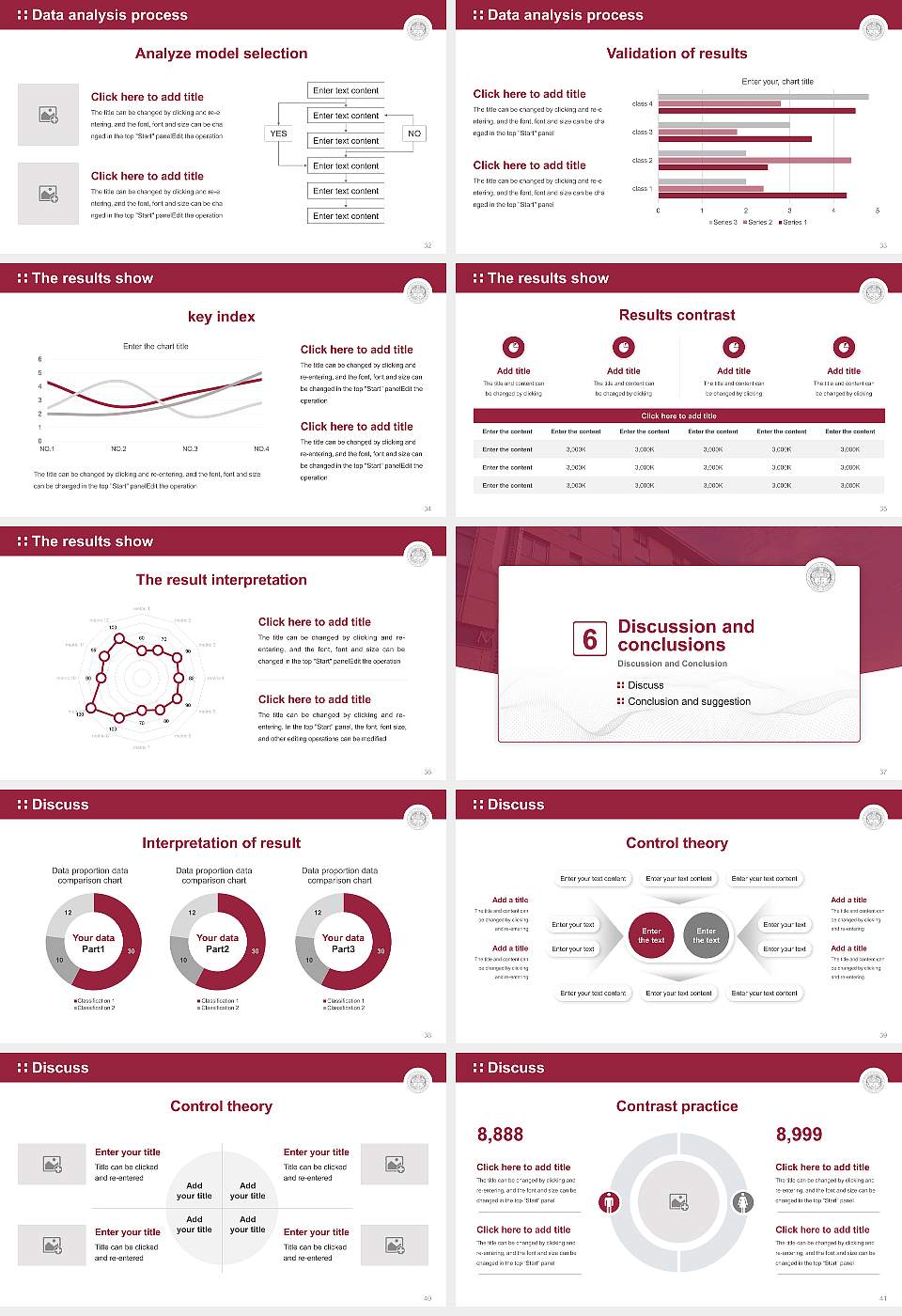 Mcphs University Graduation Thesis Defense PPT Template16:9 ratio PPT effect preview image5