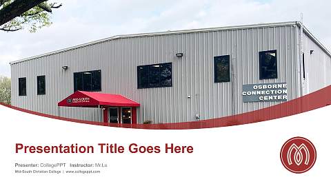 Mid-South Christian College Course/Courseware Creation PPT Template