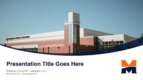 Midland University Course/Courseware Creation PPT Template