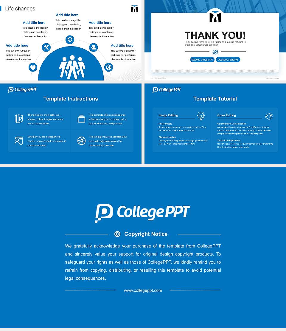 Mercy College of Ohio National Scholarship Defense PPT Template16:9 ratio PPT effect preview image4