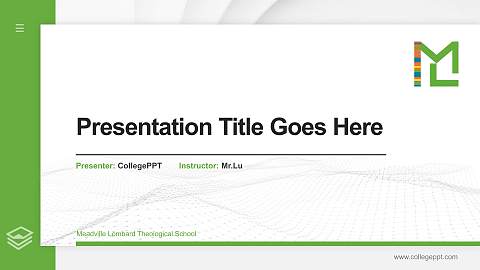 Meadville Lombard Theological School Thesis Proposal/Graduation Defense PPT Template