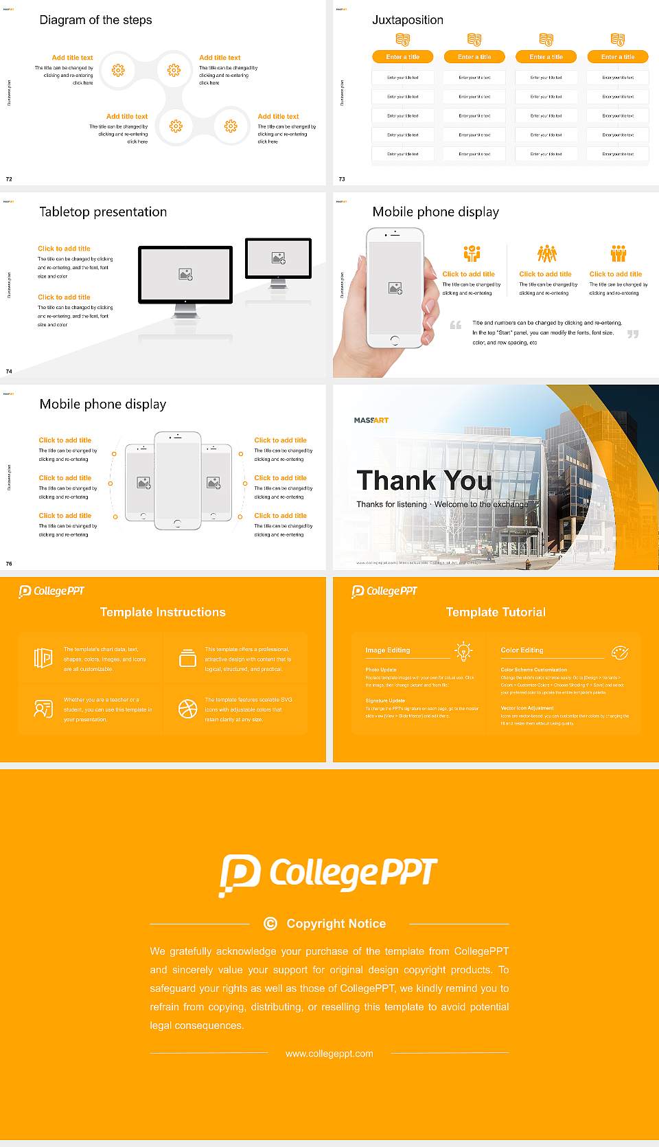 Massachusetts College of Art and Design Competition/Entrepreneurship Contest PPT Template16:9 ratio PPT effect preview image9