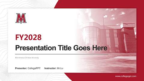 Mid-America Christian University Academic Presentation/Research Findings Report PPT Template
