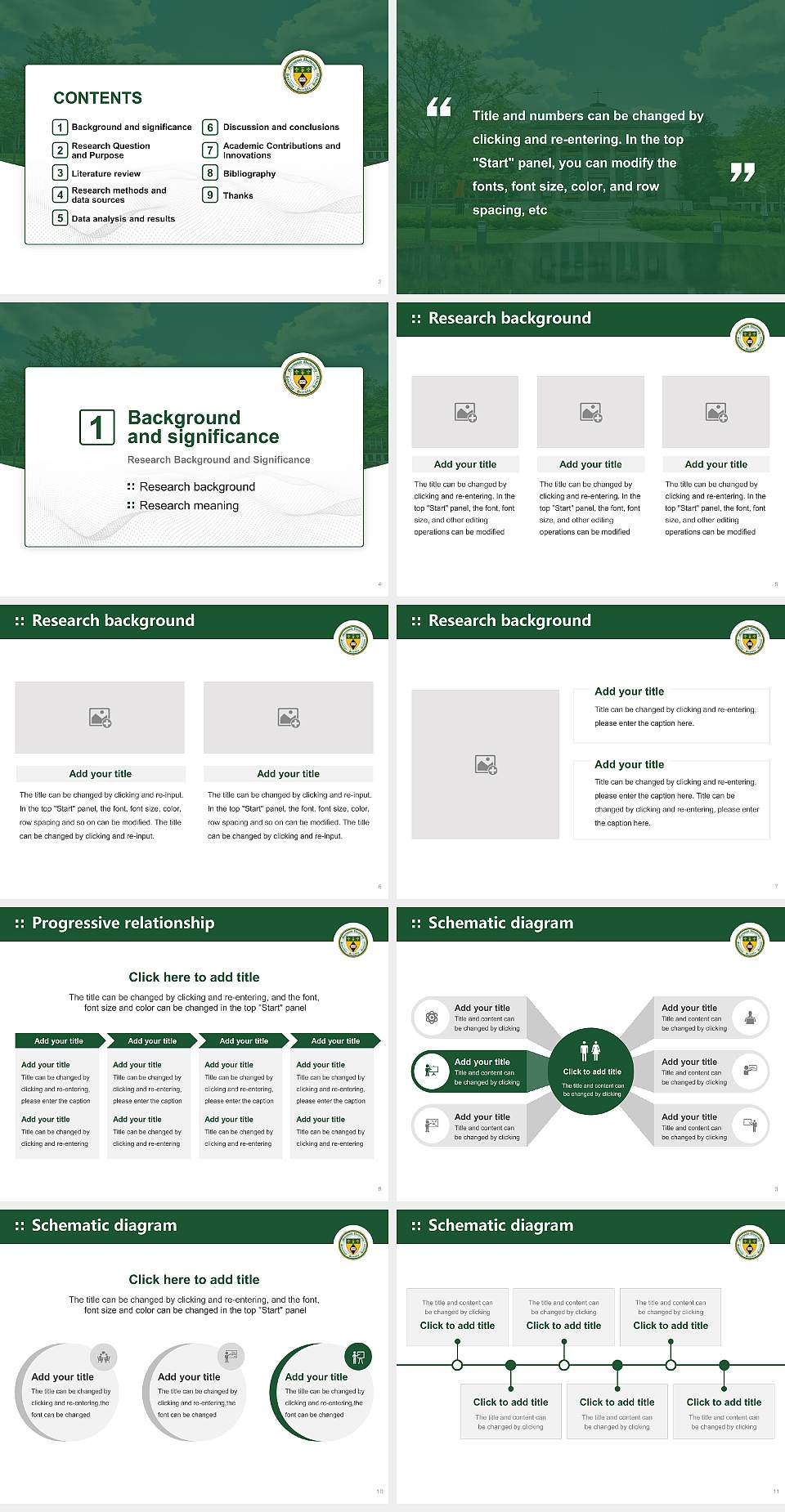Marywood University Graduation Thesis Defense PPT Template4:3 ratio PPT effect preview image2