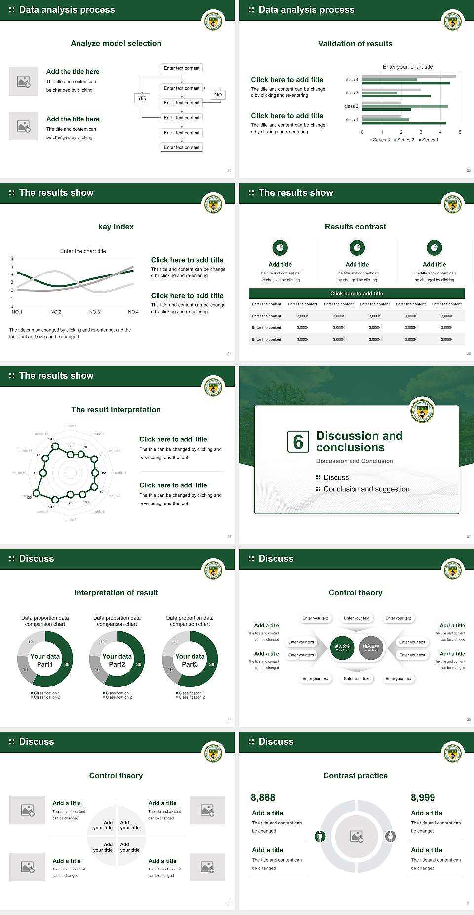 Marywood University Graduation Thesis Defense PPT Template4:3 ratio PPT effect preview image5