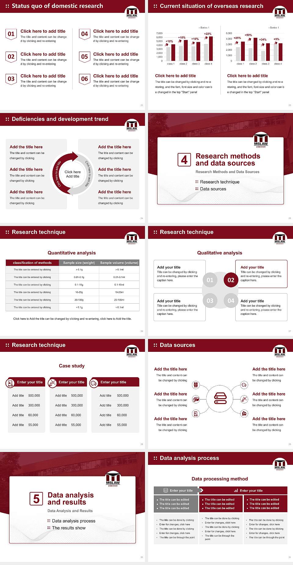 Massachusetts School of Law Graduation Thesis Defense PPT Template4:3 ratio PPT effect preview image4