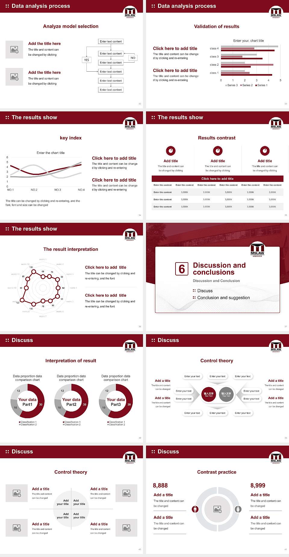 Massachusetts School of Law Graduation Thesis Defense PPT Template4:3 ratio PPT effect preview image5