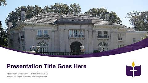 Memphis Theological Seminary Course/Courseware Creation PPT Template