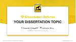 Michigan Technological University Graduation Thesis Defense PPT Template