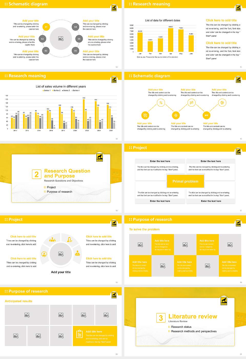 Michigan Technological University Graduation Thesis Defense PPT Template16:9 ratio PPT effect preview image3