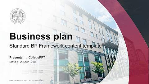 Mcphs University Competition/Entrepreneurship Contest PPT Template