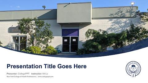 New York College of Health Professions Course/Courseware Creation PPT Template