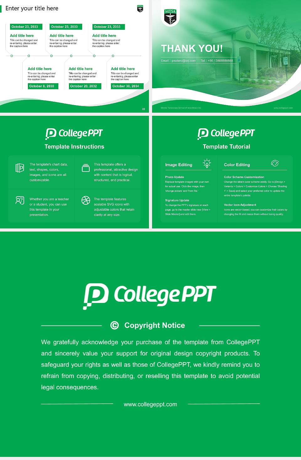 Middle Tennessee School of Anesthesia Inc Lecture Sharing and Networking Event PPT Template4:3 ratio PPT effect preview image4