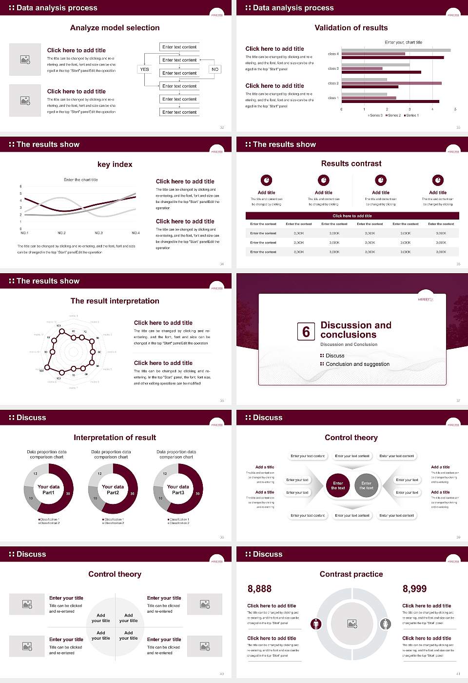 Meredith College Graduation Thesis Defense PPT Template16:9 ratio PPT effect preview image5
