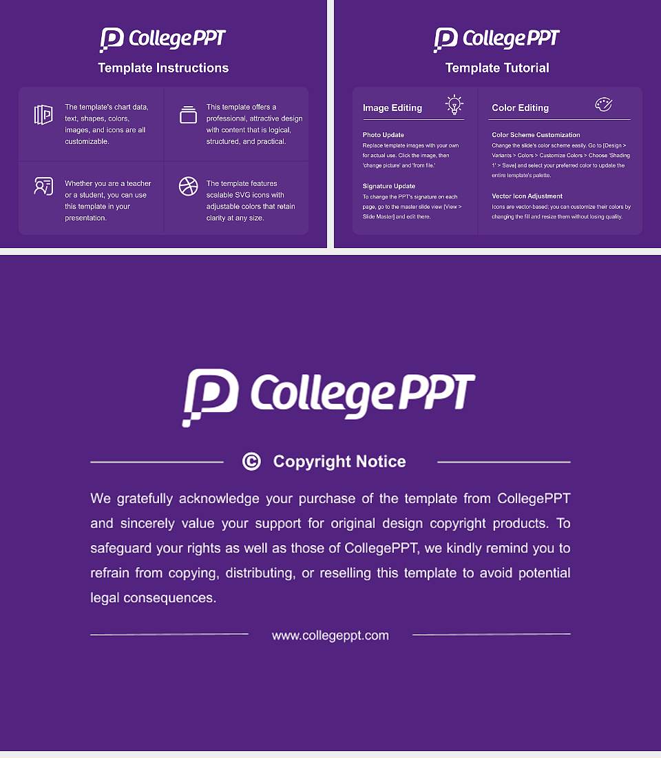 Mckendree University Course/Courseware Creation PPT Template4:3 ratio PPT effect preview image5