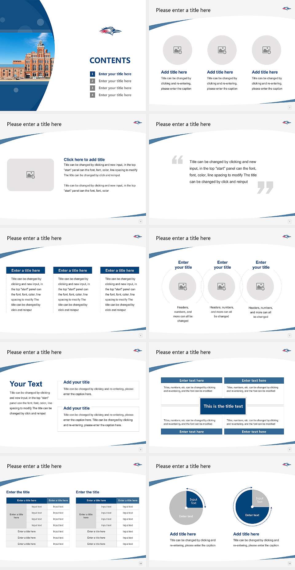 Metropolitan State University of Denver Course/Courseware Creation PPT Template4:3 ratio PPT effect preview image2