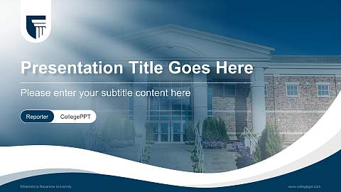 Midamerica Nazarene University Lecture Sharing and Networking Event PPT Template